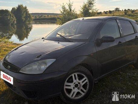 Ford, Focus, 1800, 115, бензин, хэтчбек, механика, передний привод, среднее состояние, левый, синий, 135 000 ₽