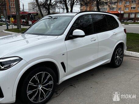 BMW, X5, 3000, 265, дизель, внедорожник, автомат, полный привод, среднее состояние, левый, белый, 7 950 000 ₽