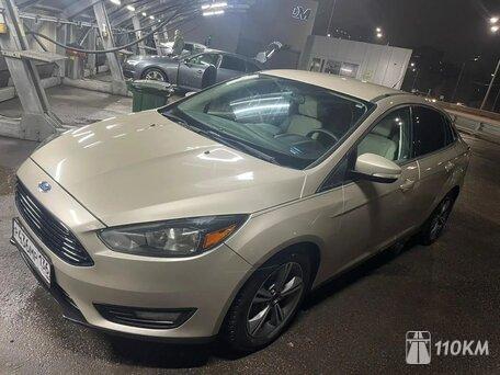 Ford, Focus, 1000, 150, бензин, седан, автомат, передний привод, среднее состояние, левый, золотой, 800 000 ₽